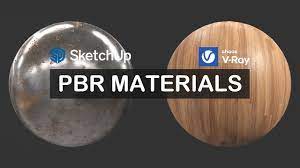 in vray for sketchup using pbr textures