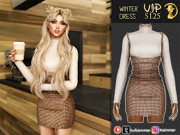 patreon early access winter dress s125