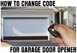 reset the code for your garage door opener