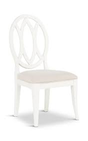 Their upholstery can range anywhere from linen to leather, so finding a style that works with. Oval Back Dining Chair By Rachael Ray Hom Furniture