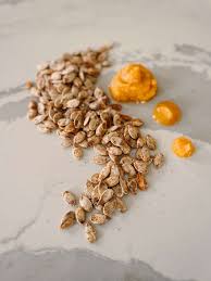 delicious soaked dehydrated pumpkin seeds