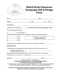 Pledge Form Template Magdalene Project Org