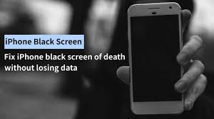 fix iphone black screen