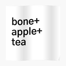 This specifically revealed the bigger issue on social media where people instead used smaller. Bone Apple Tea Posters Redbubble