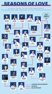Greys Anatomy Visual Guide To The Best Relationships And