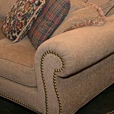 sherrill sofa with nailhead trim in
