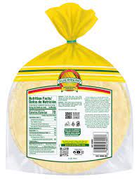 king size yellow corn tortillas