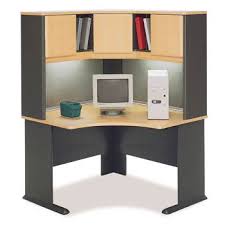Description:this corner desk with hutch by buylateral features a unique design making it easy to fit into a corner, giving your room more space. Series A Corner Desk With Hutch By Bush Officefurniture Com
