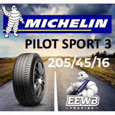 Customers tell us they save on average $407.59. Postage 205 45 16 Michelin Pilot Sport 3 New Car Tires Tyre Tayar Shopee Malaysia