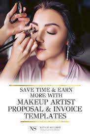 makeup artist proposal and invoice