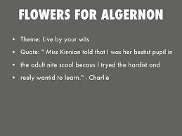 flowers for algerno by catzrule slide refer to outline