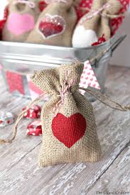 Sure, you can grab a waxy chocolatey something at the. Valentine S Day Burlap Gift Bags Feeding My Kid