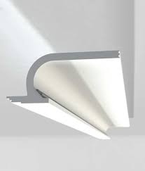 Recessed Plaster Lighting Profile For