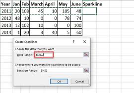 Sparkline In Excel With Examples