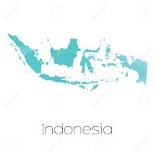 A Map Of The Country Of Indonesia