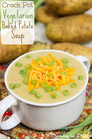 crock pot vegetarian baked potato soup