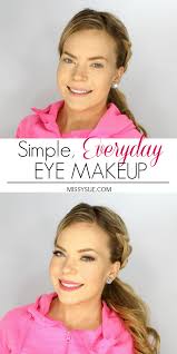 simple everyday eye makeup