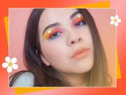 colorful fl eye makeup tutorial