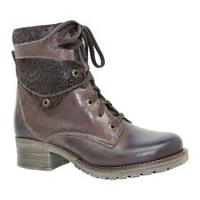 Womens Dromedaris Kara Print Boot Size 42 M Chocolate Leather