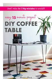 How To Make A Diy Hairpin Leg Table