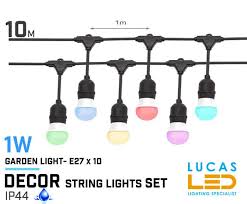 Led String Festoon Light Set With Multi