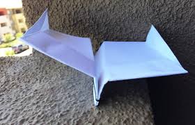 glider style paper airplane