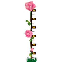 Roses Growth Chart Wall Decal