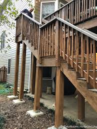 Staining The Deck Stairs Southern