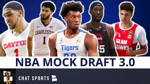 The 2020 draft is as unpredictable as they get. Nba Mock Draft 3 0 Full Two Round Predictions For All 60 Picks In The 2020 Nba Draft Youtube