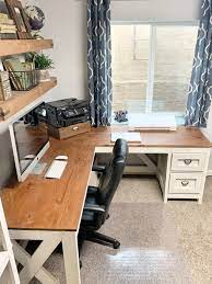 25 free diy l shaped desk plans ideas