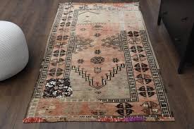 small antique persian wool rug