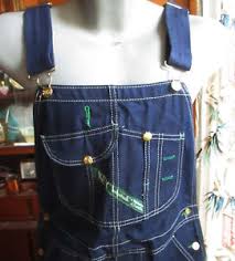 Details About 33x34 Key Imperial Vtg 90s Work Trousers Bibs Overalls Dungarees Chore Pants