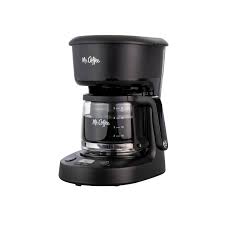 Coffee 12 cup dishwashable coffee maker with advanced water filtration & permanent filter. Mr Coffee 5 Cup Programmable Coffee Maker 25 Oz Mini Brew Brew Now Or Later Black Walmart Com Walmart Com