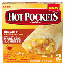hot pockets sandwiches ham egg