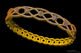 3d file bangles design for gold 40