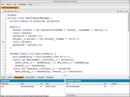 debugging apex using developer console