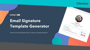 Choose from multiple modern and minimal email signature templates. Email Signatures Generator To Sign Off Like A Pro Clientjoy Crm For Agencies Freelancers Clientjoy