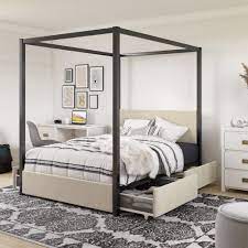 canopy bed frame canopy storage bed