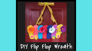 This wreath is super fun and makes me smile! Diy Flip Flop Wreath Easy Crafts For Summer Grace Monroe Home