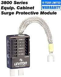 leviton communication module surge
