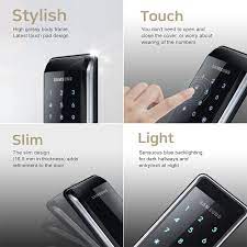 Samsung SHS-2920 EX dijital-kapı kilidi + 6 anahtar kapı kalınlıkları için  uygun, İngilizce menü ve kullanım kılavuzu, 38 – 80 mm : Amazon.com.tr:  Yapı Market