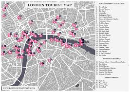 london attractions tourist map