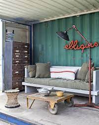 Painted Corrugated Metal Wall