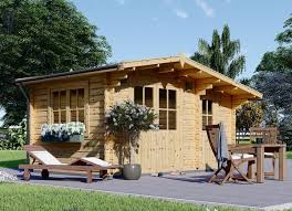 Log Cabins With Shed Attached For An