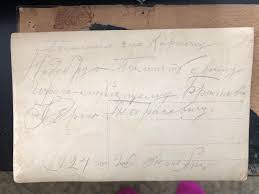 As the name suggests, handwritten fonts are fonts that look like they were written by hand, usually with a pen or marker. Can Anyone Read This Handwriting I Think It Must Be Ukrainian Or Russian Here Are The Two Sides Of The Photograph Ukrainian