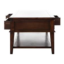 If you need a coffee table with storage, that's the way i. Safavieh Manelin Rectangular Wood Coffee Table With Storage Drawers Dark Brown Amh6642a Rona
