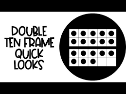 double ten frame quick looks you