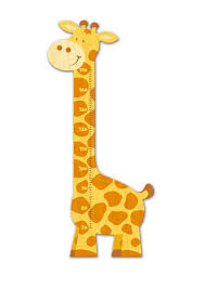 Weizenkorn Wooden Height Chart Giraffe