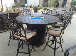fire pit patio bar height patio furniture