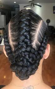 Black braided updo for twists or box braids. 23 Beautiful Braided Updos For Black Hair Page 2 Of 2 Stayglam